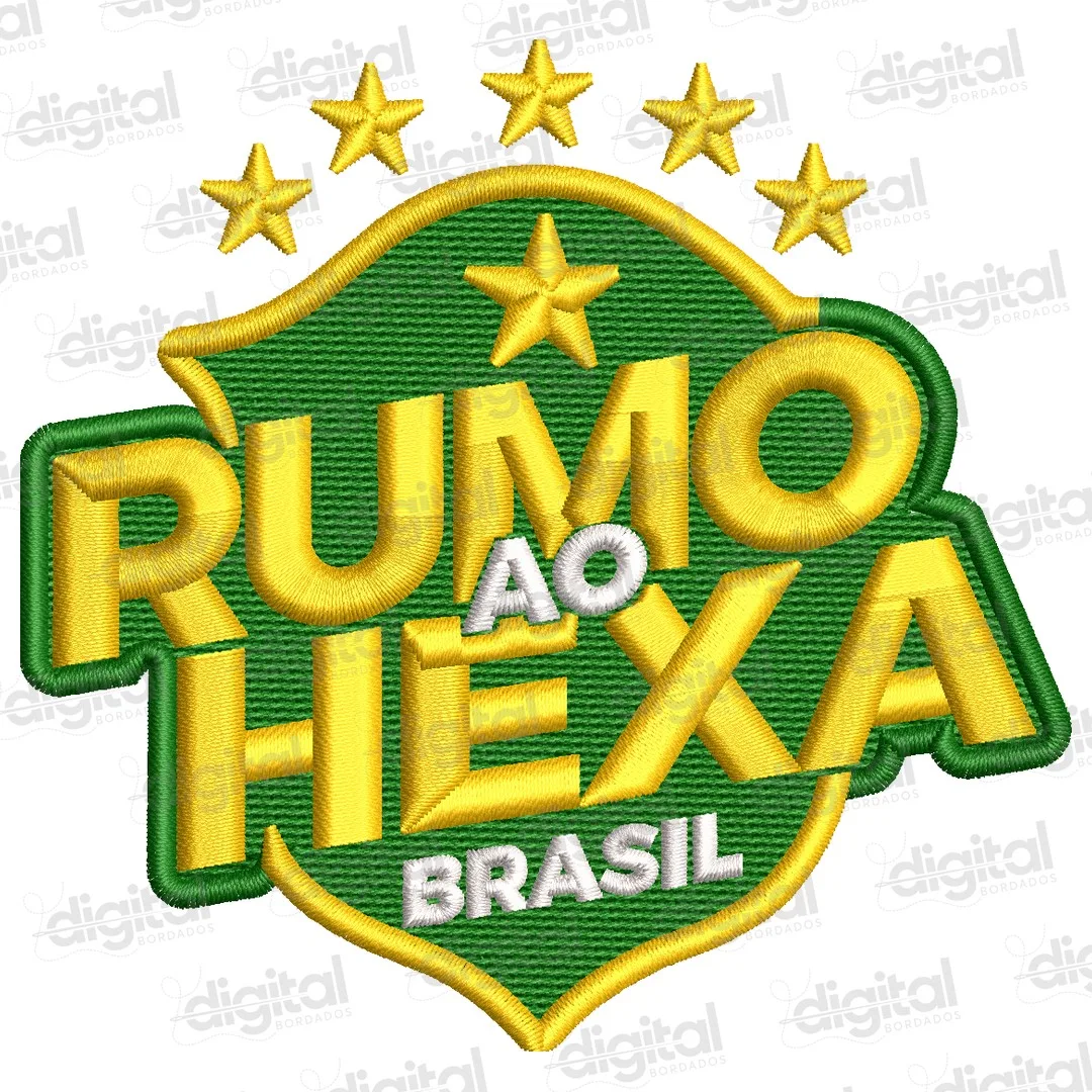 Matriz Bordado Rumo ao Hexa