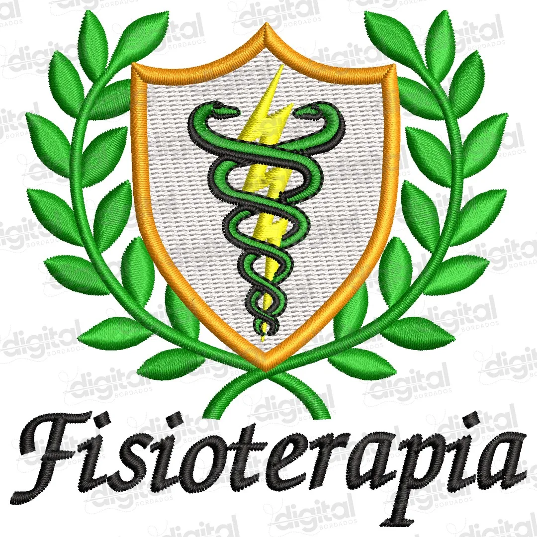 Matriz Bordado Brasão Fisioterapia 8