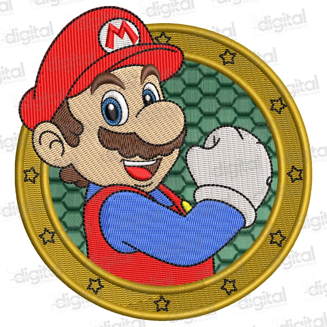 Matriz Bordado Mario Bros