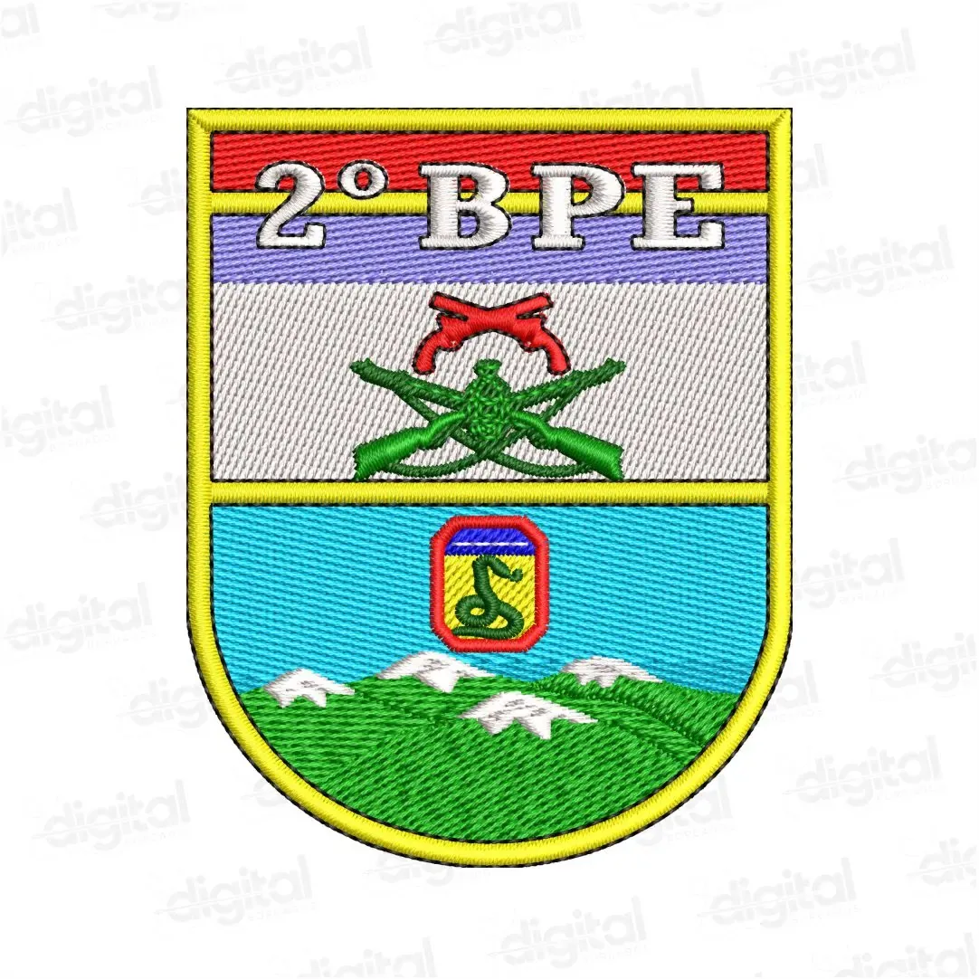 Matriz Bordado 2º Batalhão da Polícia do Exército - BPE