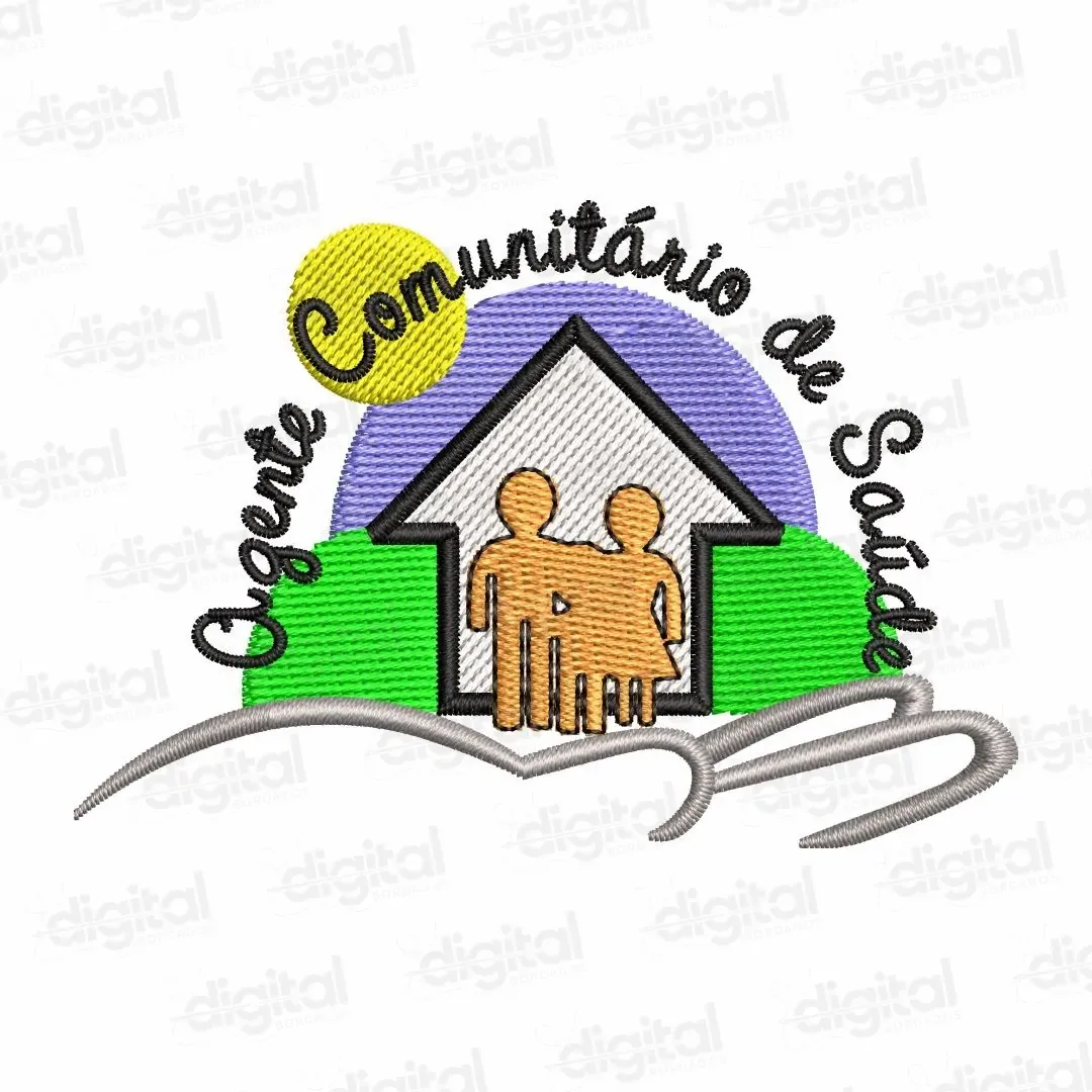 Matriz Bordado Agente Comunitário de Saúde