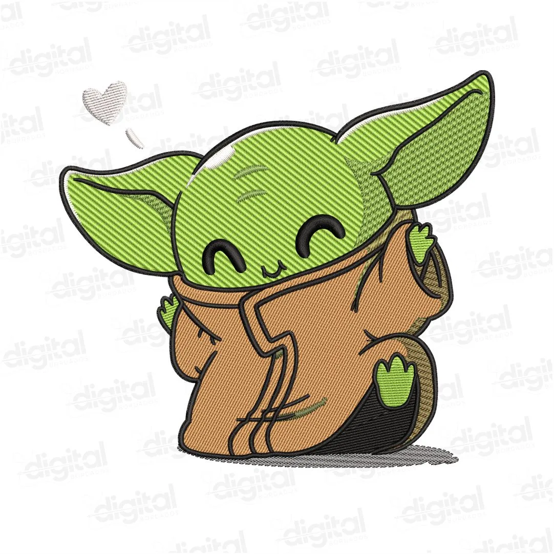 Matriz Bordado Baby Yoda