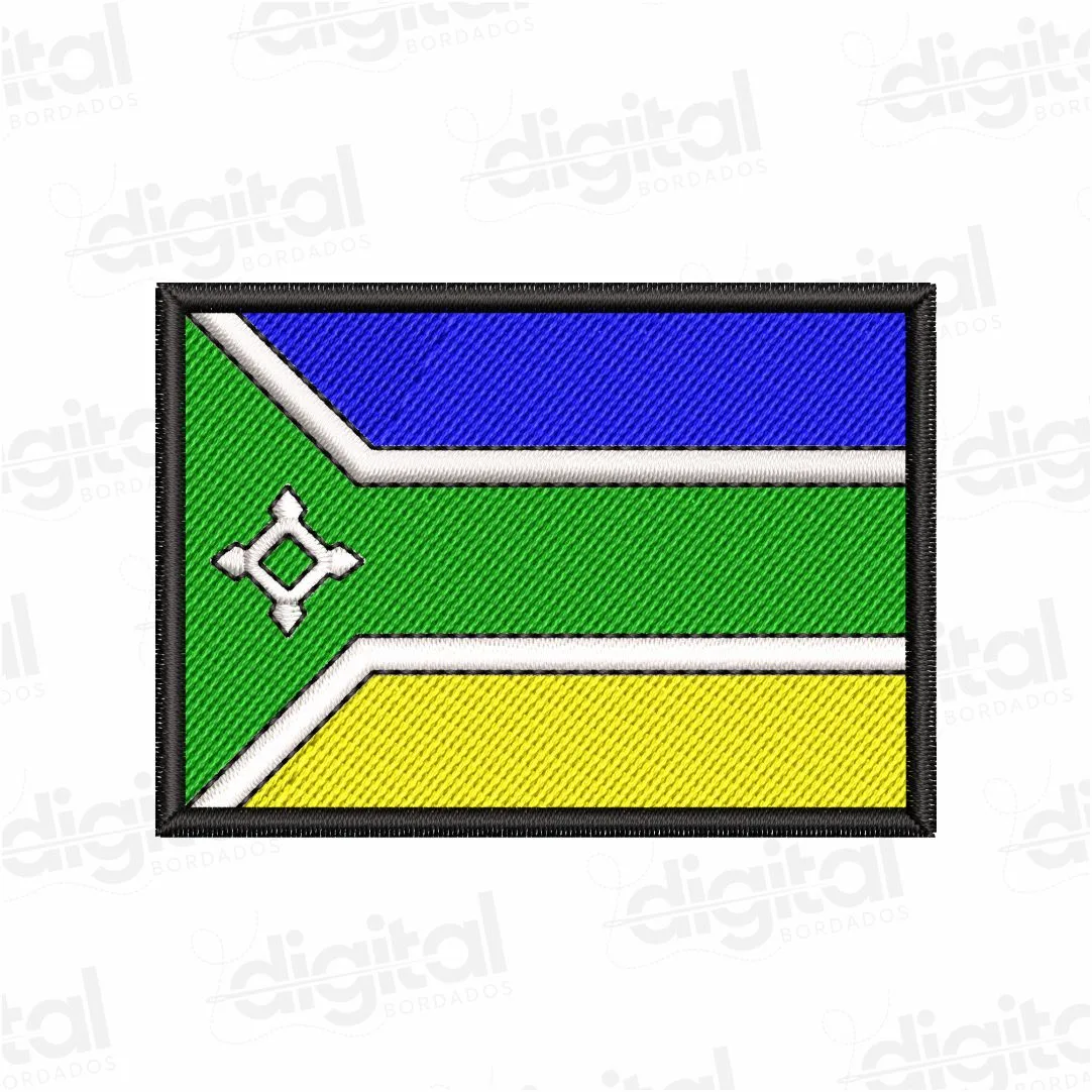 Matriz Bordado Bandeira Amapá