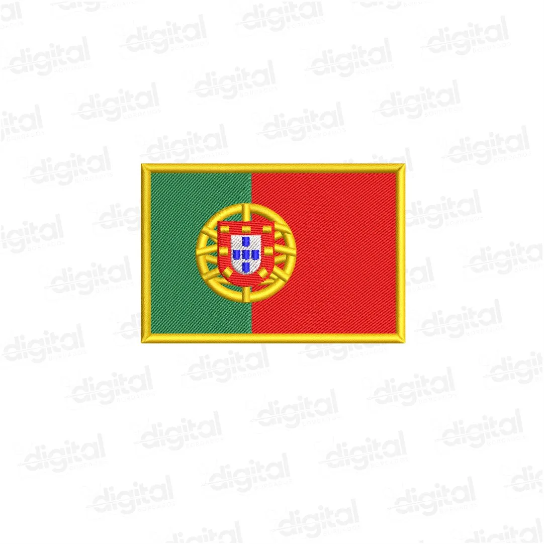 Matriz Bordado Bandeira de Portugal