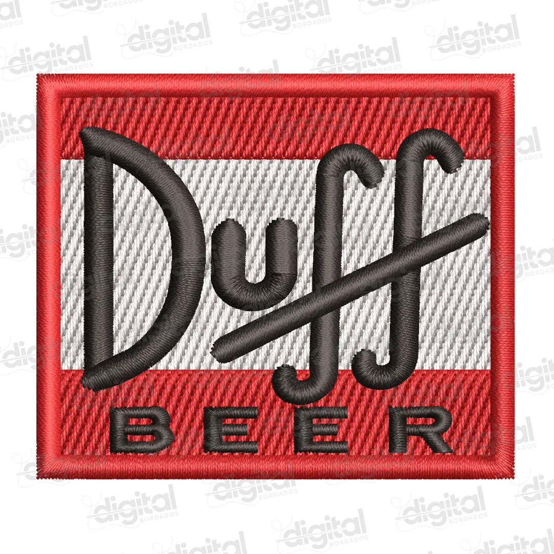 Matriz Bordado Duff Beer