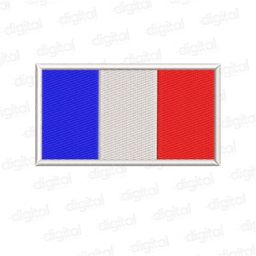 Matriz Bordado Bandeira França