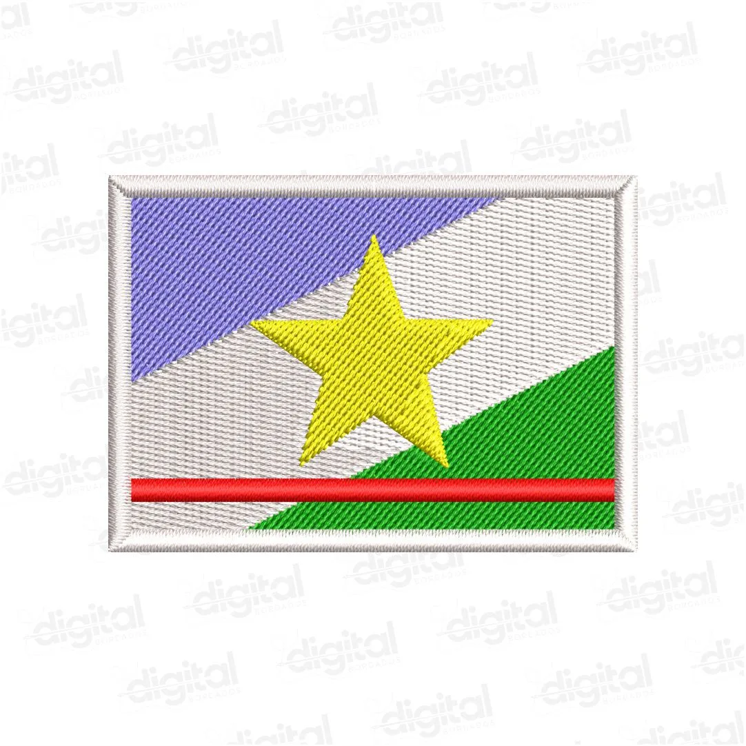 Matriz Bordado Bandeira Roraima