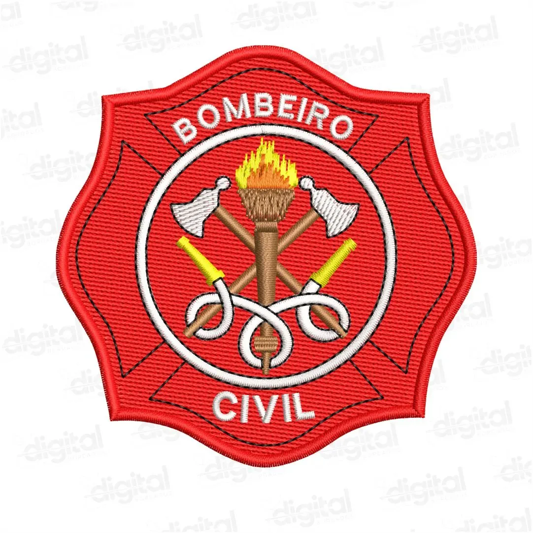 Matriz Bordado Bombeiro Civil 2