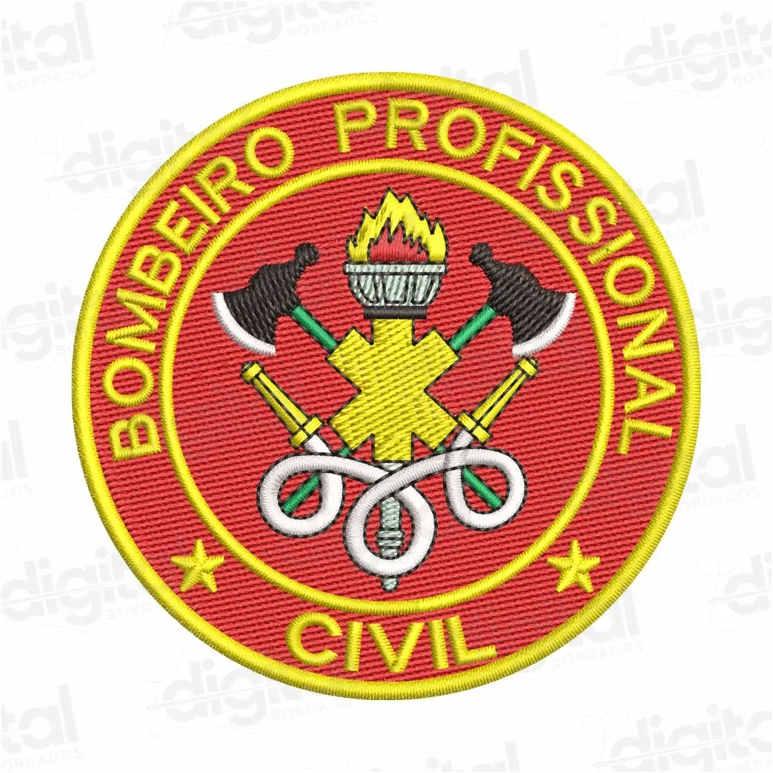 Matriz Bordado Bombeiro Civil