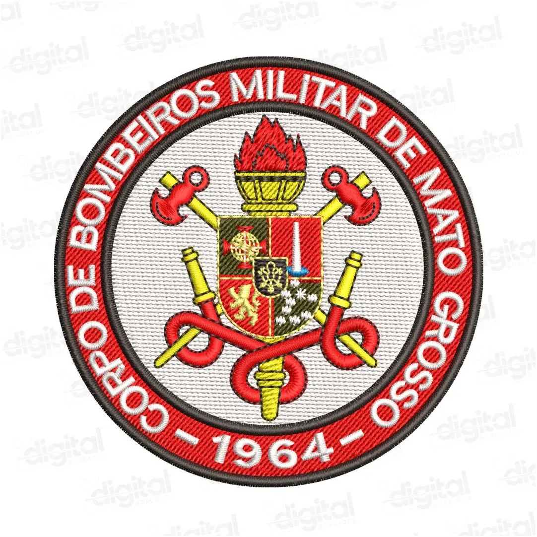 Matriz Bordado Bombeiros Militar de Mato Grosso