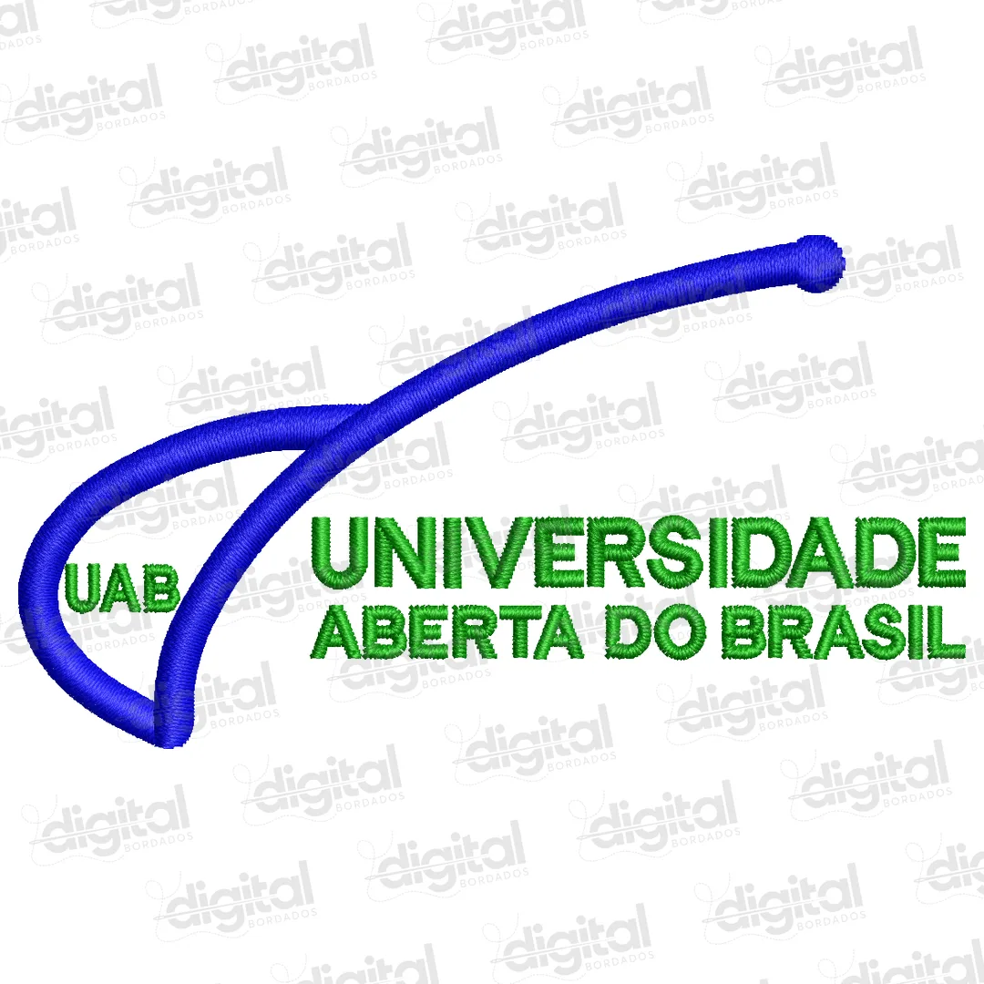Matriz Bordado Universidade Aberta do Brasil UAB
