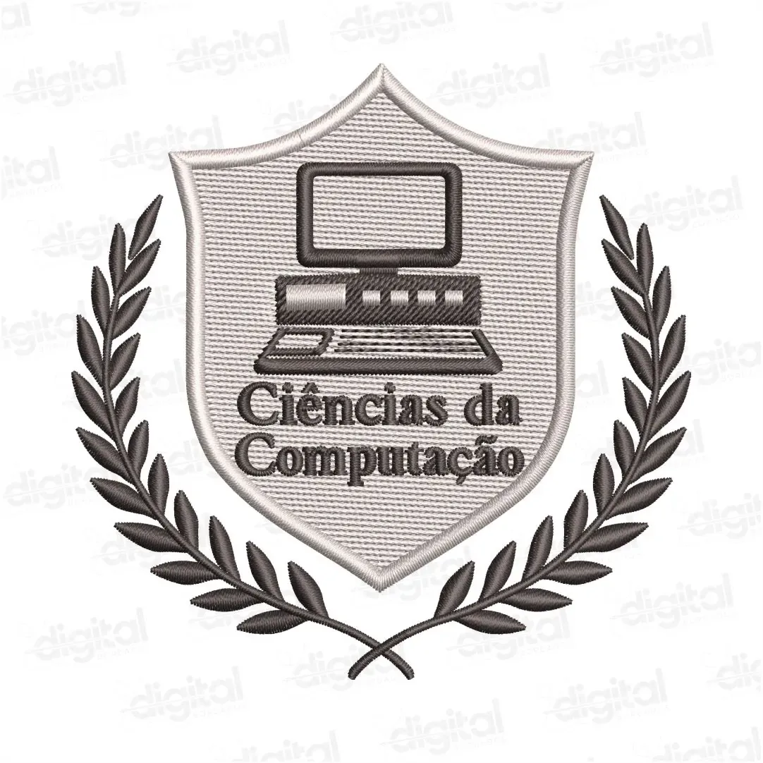 Matriz Bordado Brasão Ciências da Computação