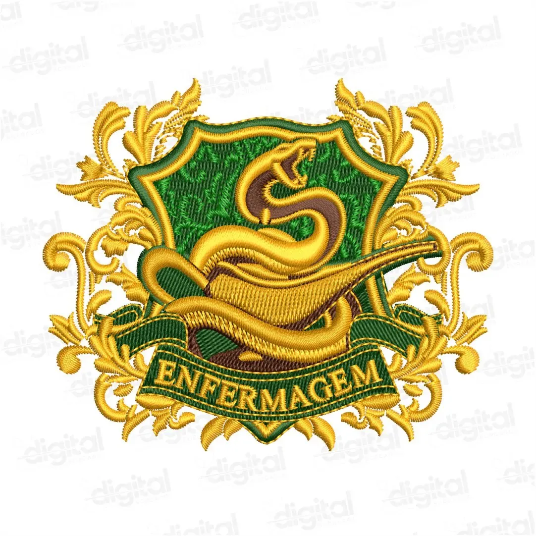 Matriz Bordado Brasão Enfermagem 1