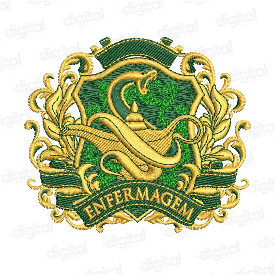 Matriz Bordado Brasão Enfermagem 3