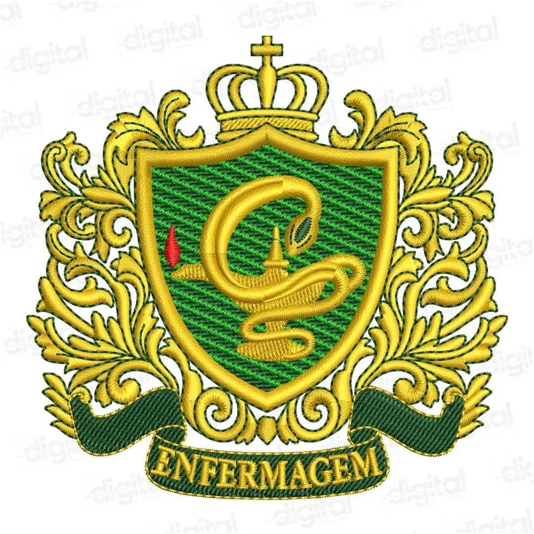 Matriz Bordado Brasão Enfermagem 4