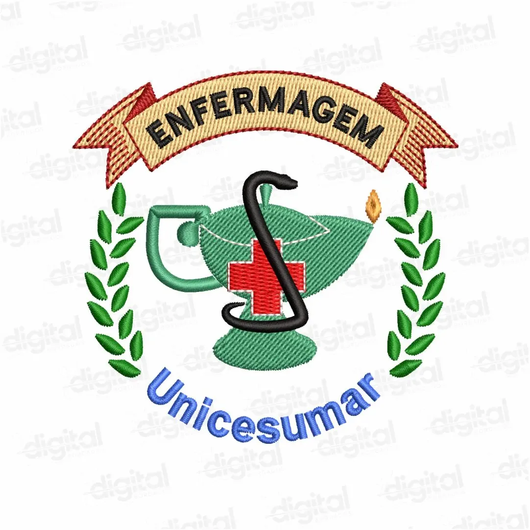 Matriz Bordado Brasão Enfermagem Unicesumar