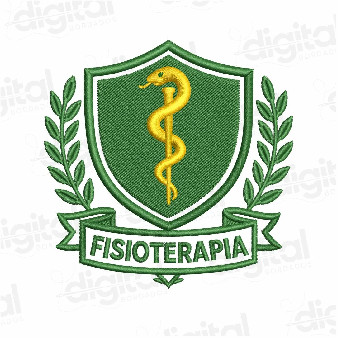 Matriz Bordado Brasão Fisioterapia 2