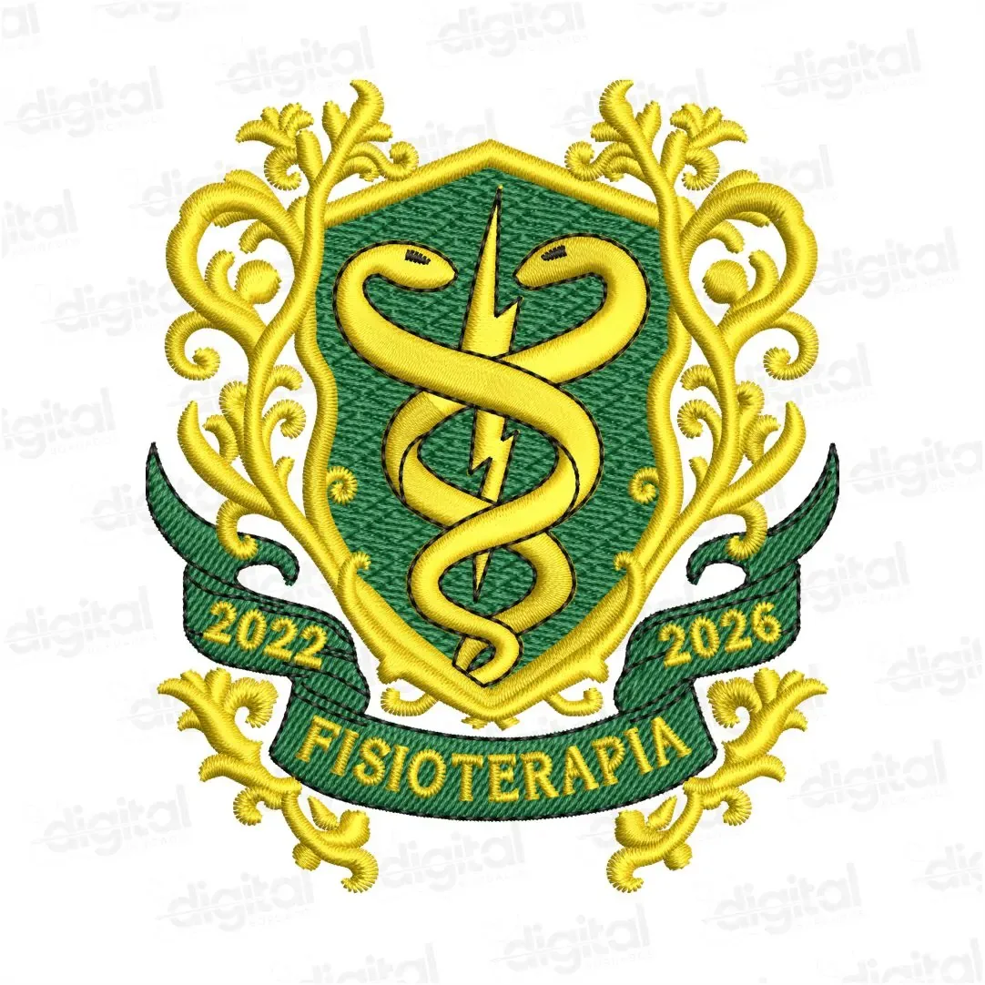 Matriz Bordado Brasão Fisioterapia 3