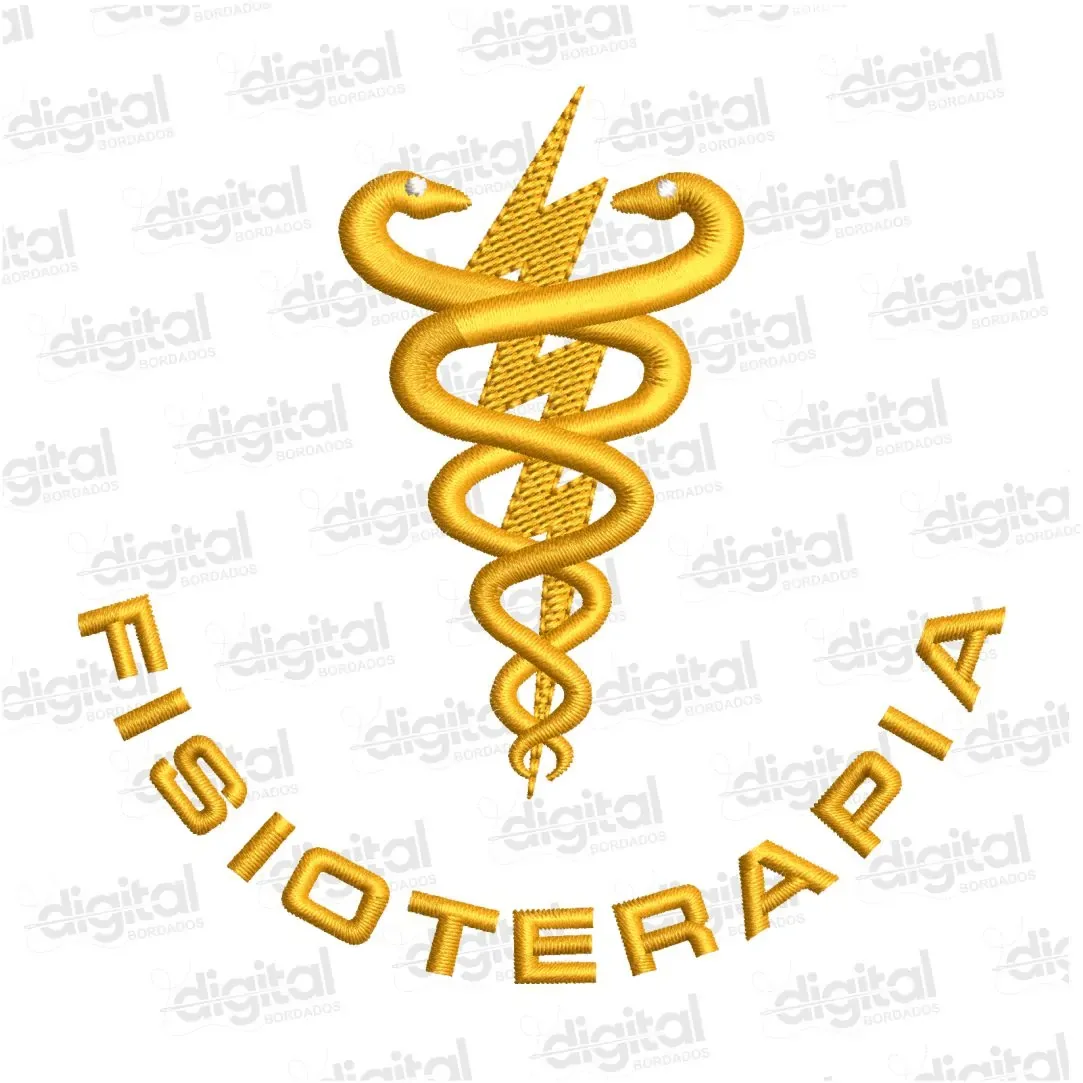 Matriz Bordado Brasão Fisioterapia 7