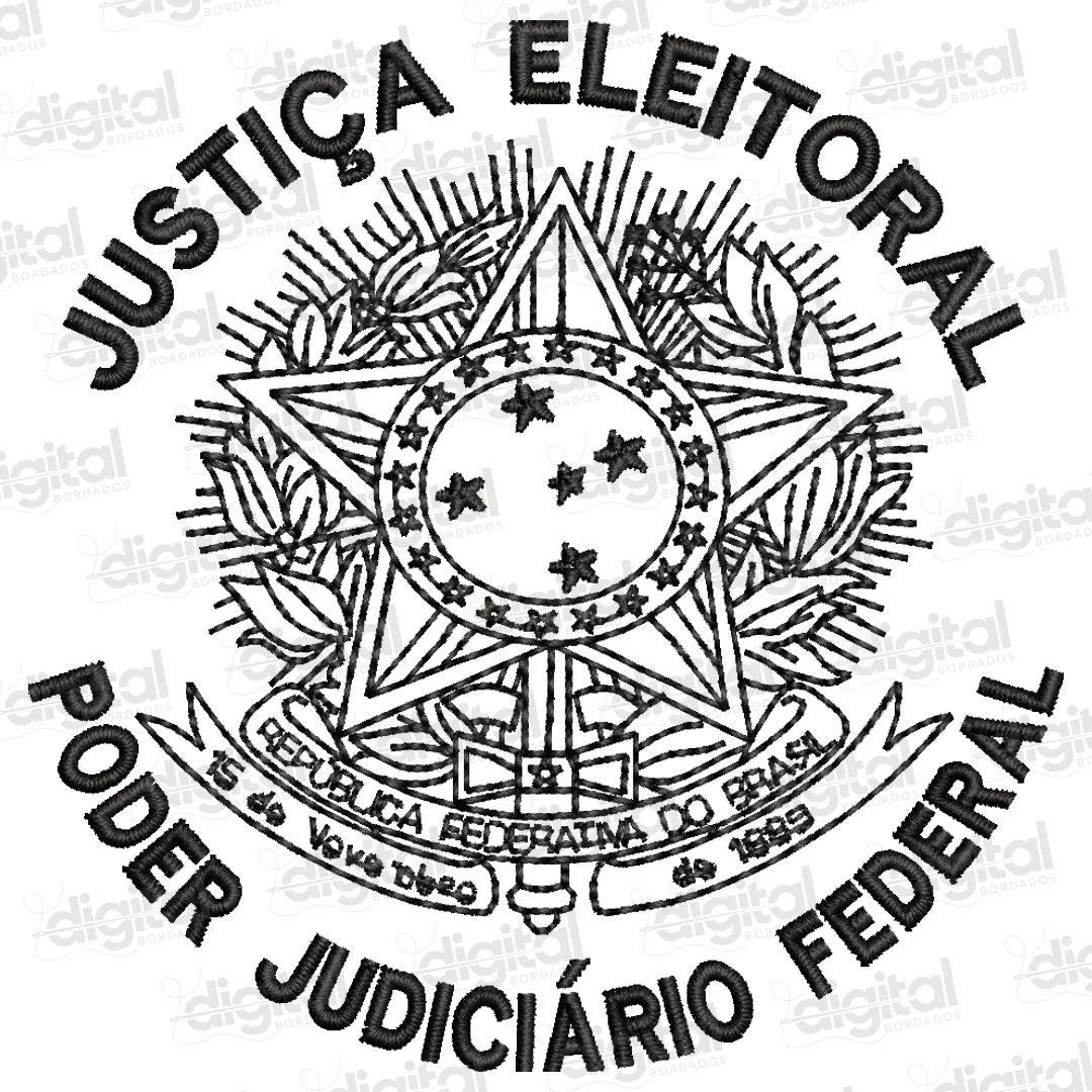 Matriz Bordado Justiça Eleitoral