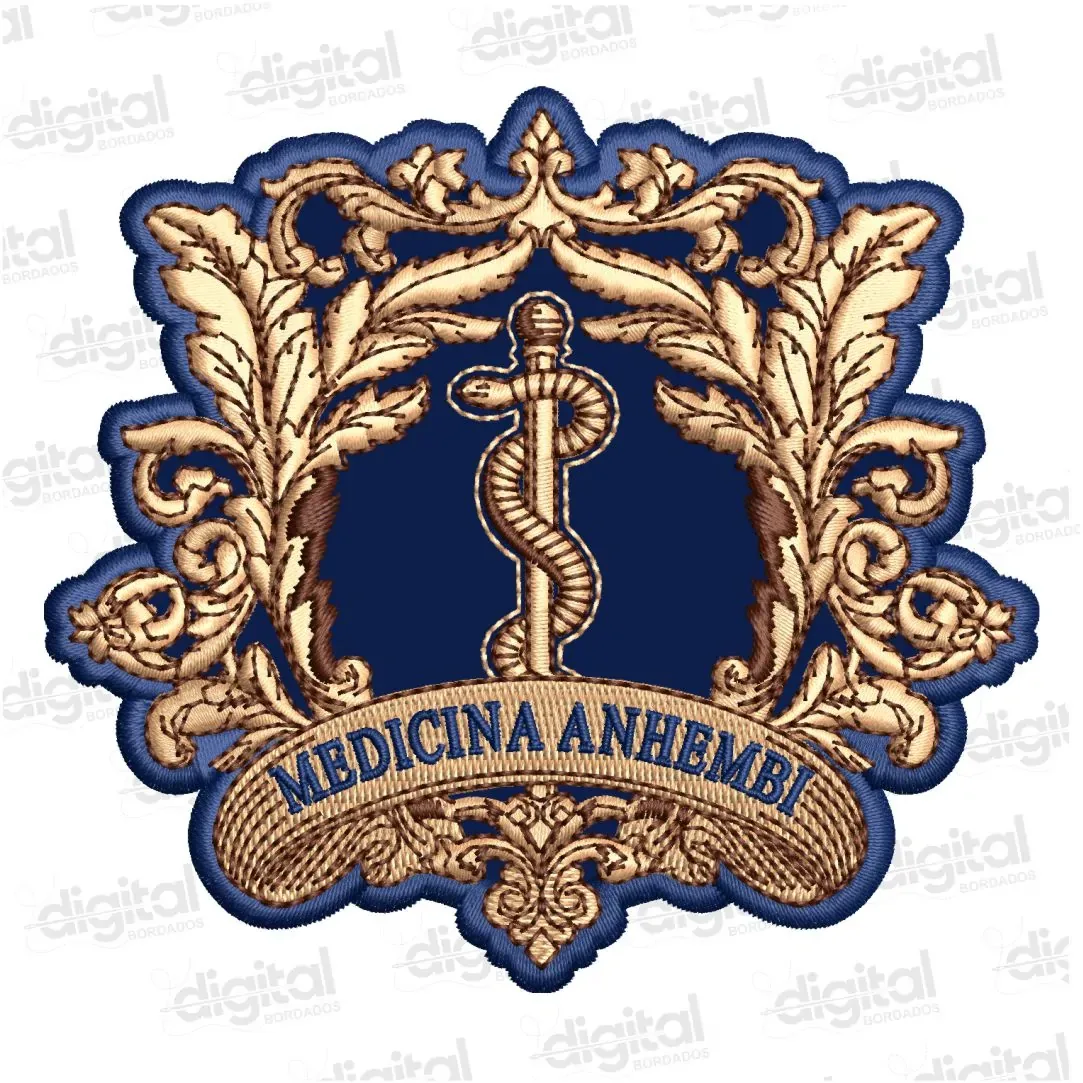 Matriz Bordado Brasão Medicina Anhembi