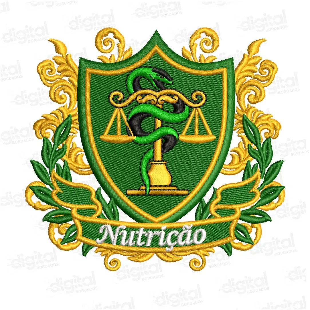 Matriz Bordado Brasão Nutrição 5