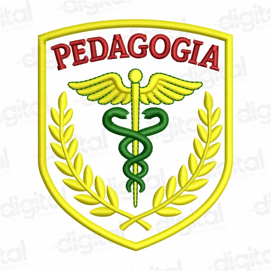 Matriz Bordado Brasão Pedagogia 1