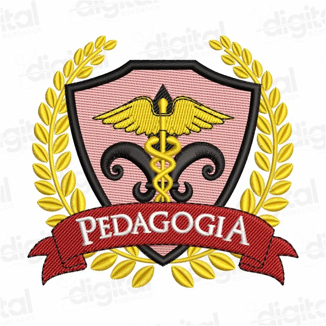 Matriz Bordado Brasão Pedagogia 2
