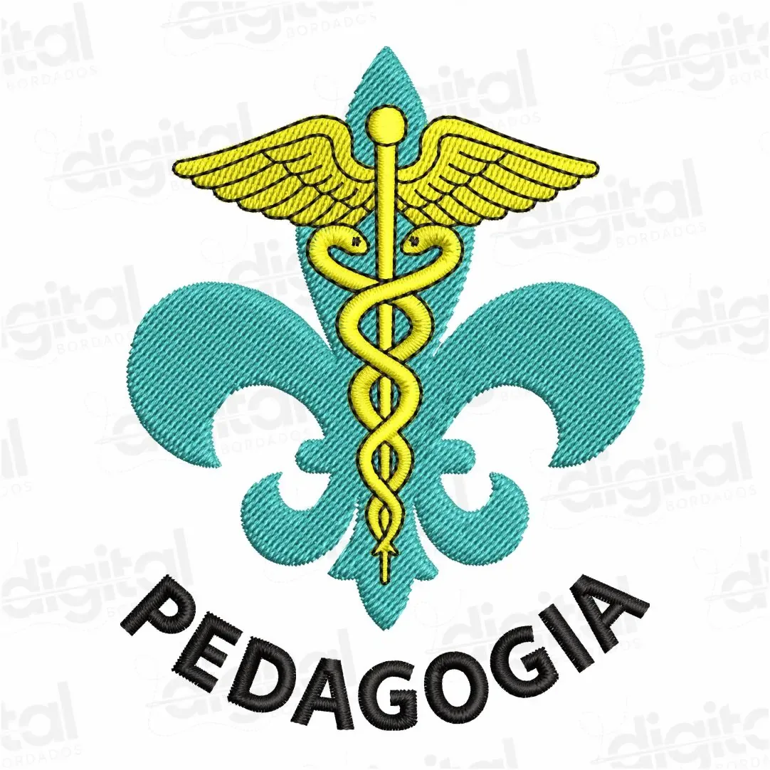 Matriz Bordado Brasão Pedagogia 3