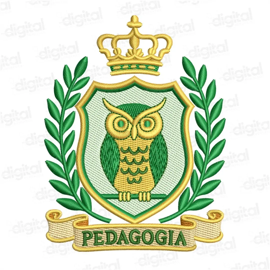 Matriz Bordado Brasão Pedagogia 4