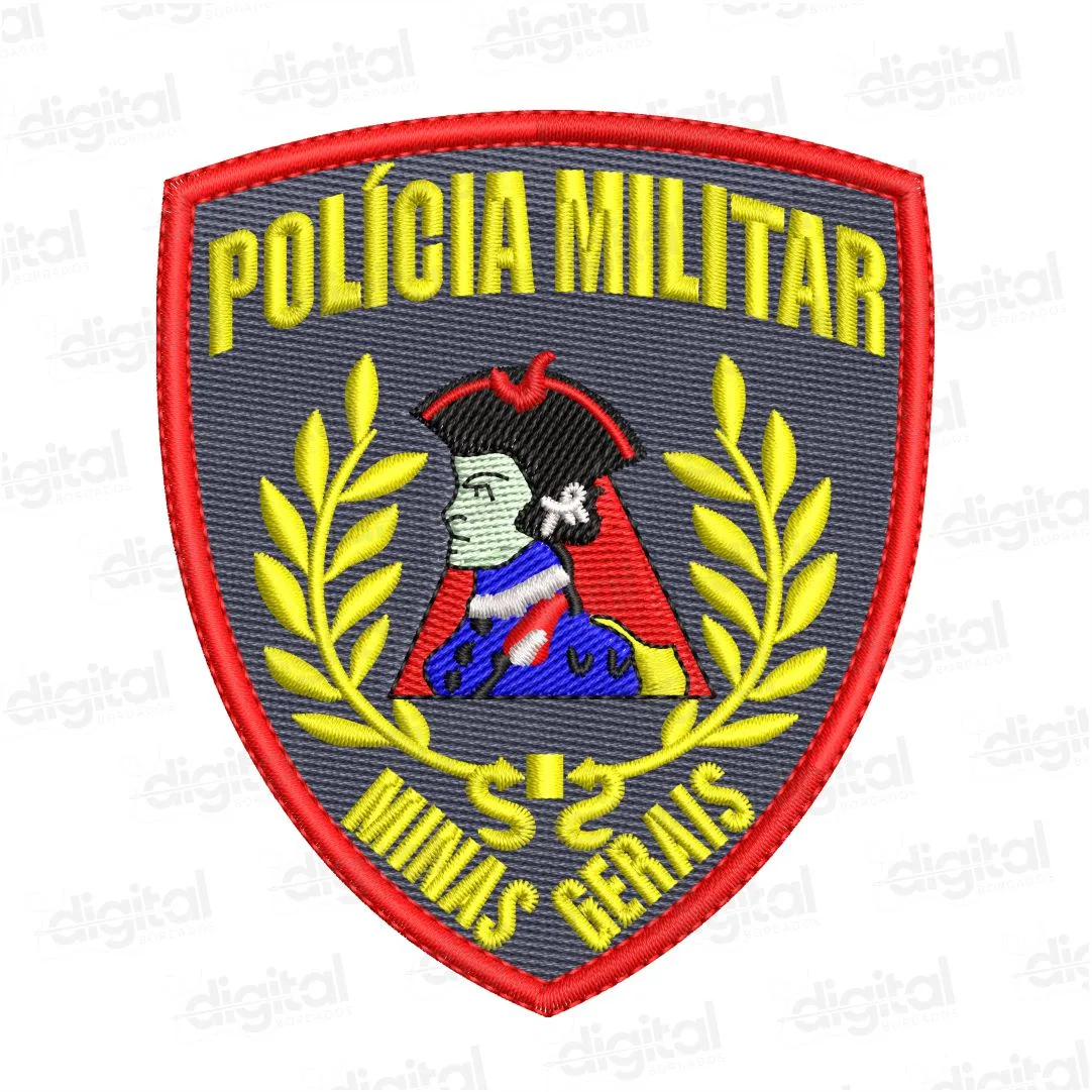 Matriz Bordado Brasão Polícia Militar de Minas Gerais