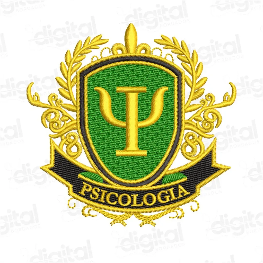 Matriz Bordado Brasão Psicologia 1