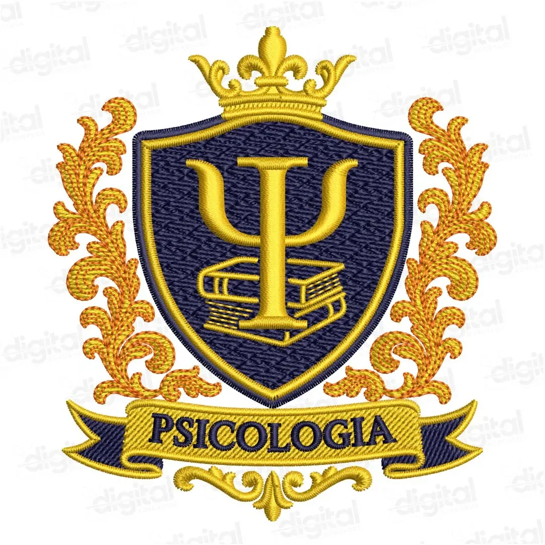 Matriz Bordado Brasão Psicologia 4
