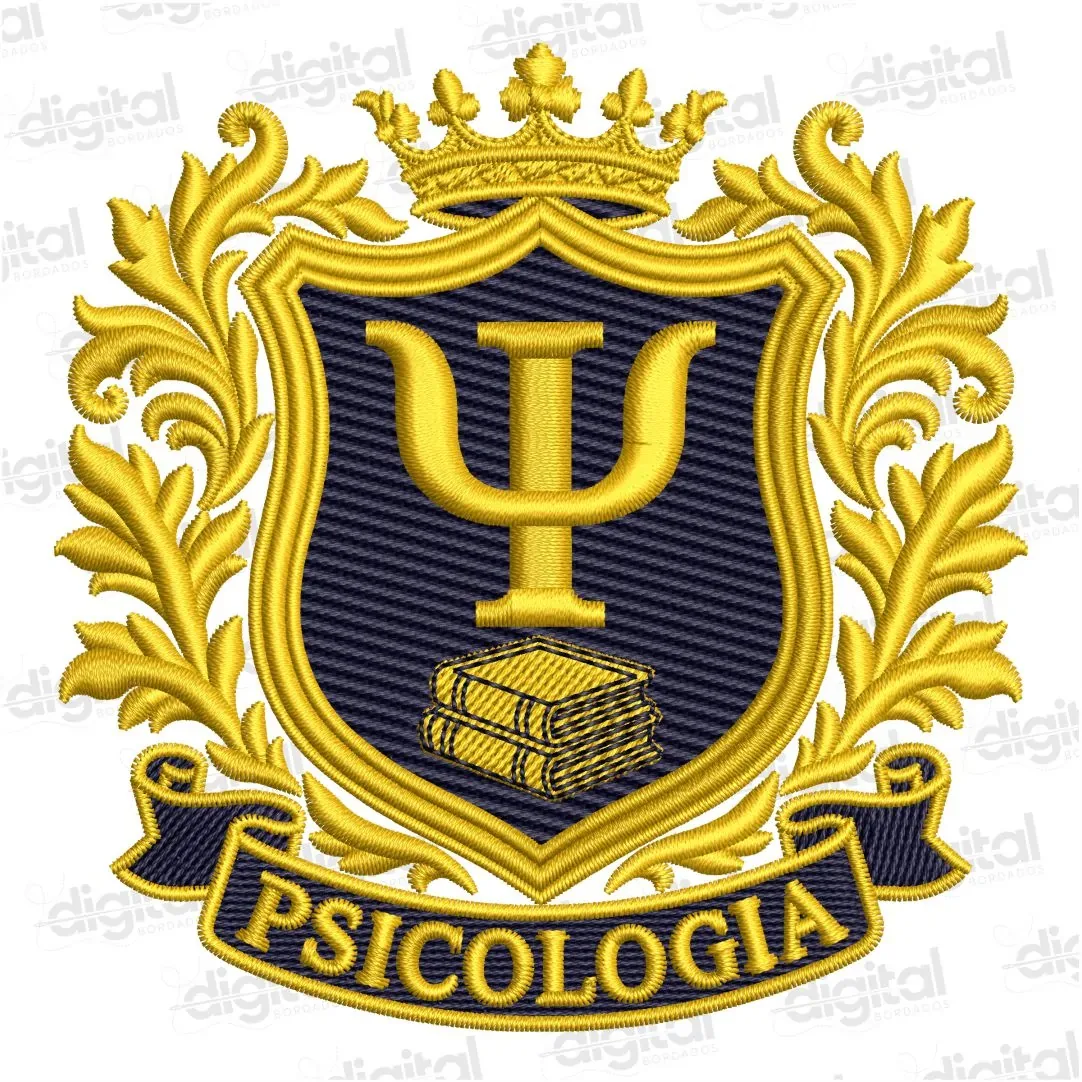 Matriz Bordado Brasão Psicologia 7