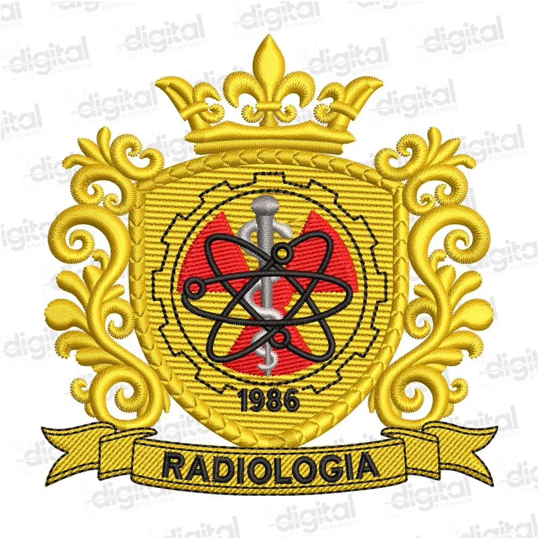 Matriz Bordado Brasão Radiologia 3
