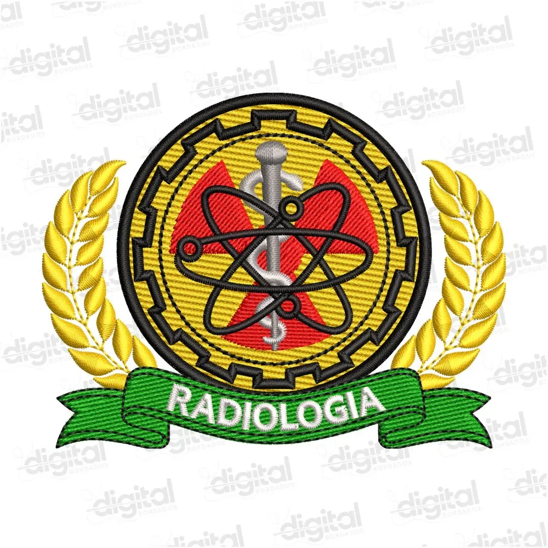 Matriz Bordado Brasão Radiologia