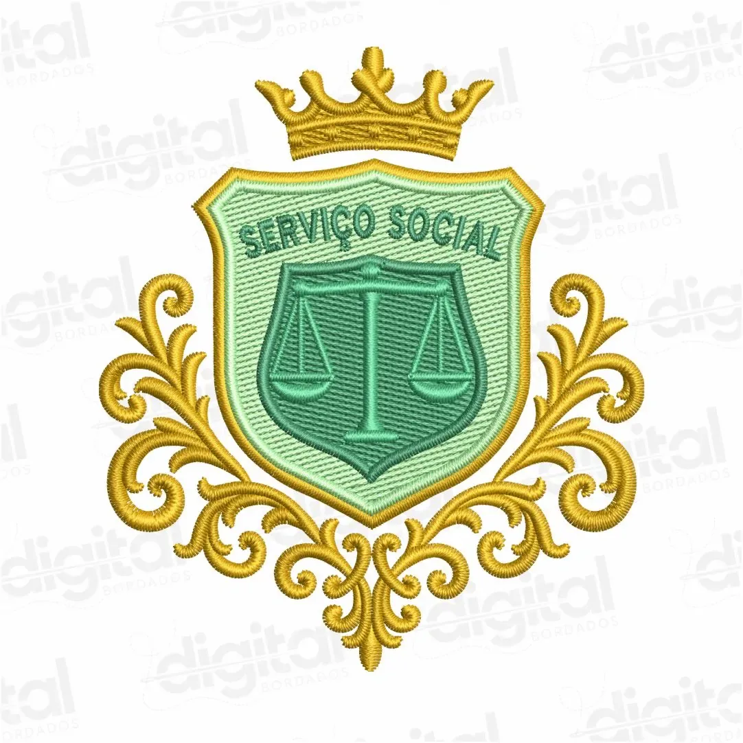 Matriz Bordado Brasão Serviço Social