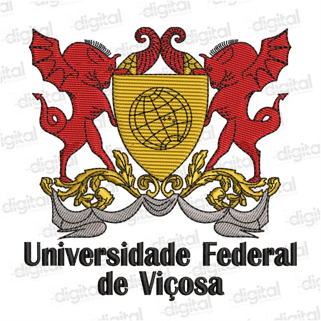 Matriz Bordado Brasão Universidade Federal de Viçosa 2
