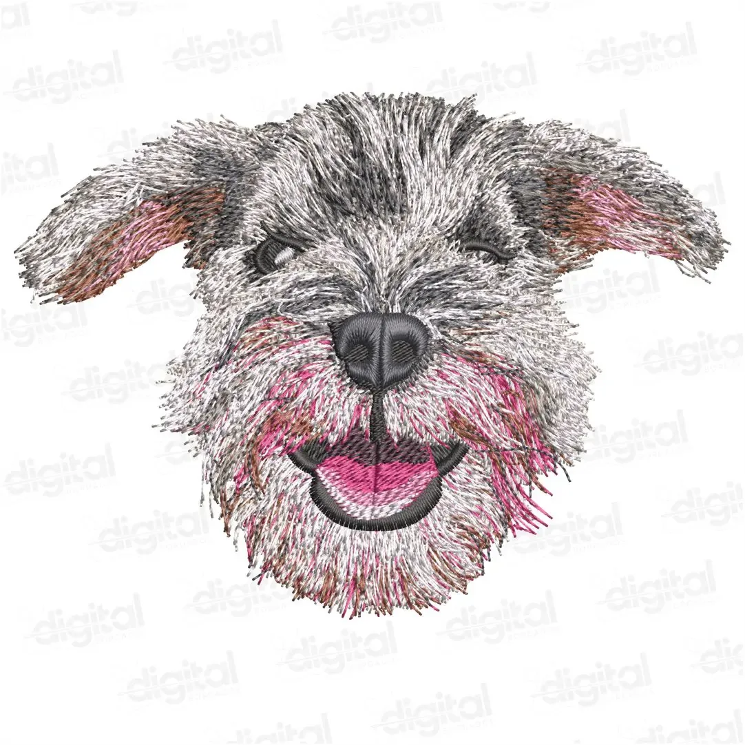 Matriz Bordado Cachorro Schnauzer