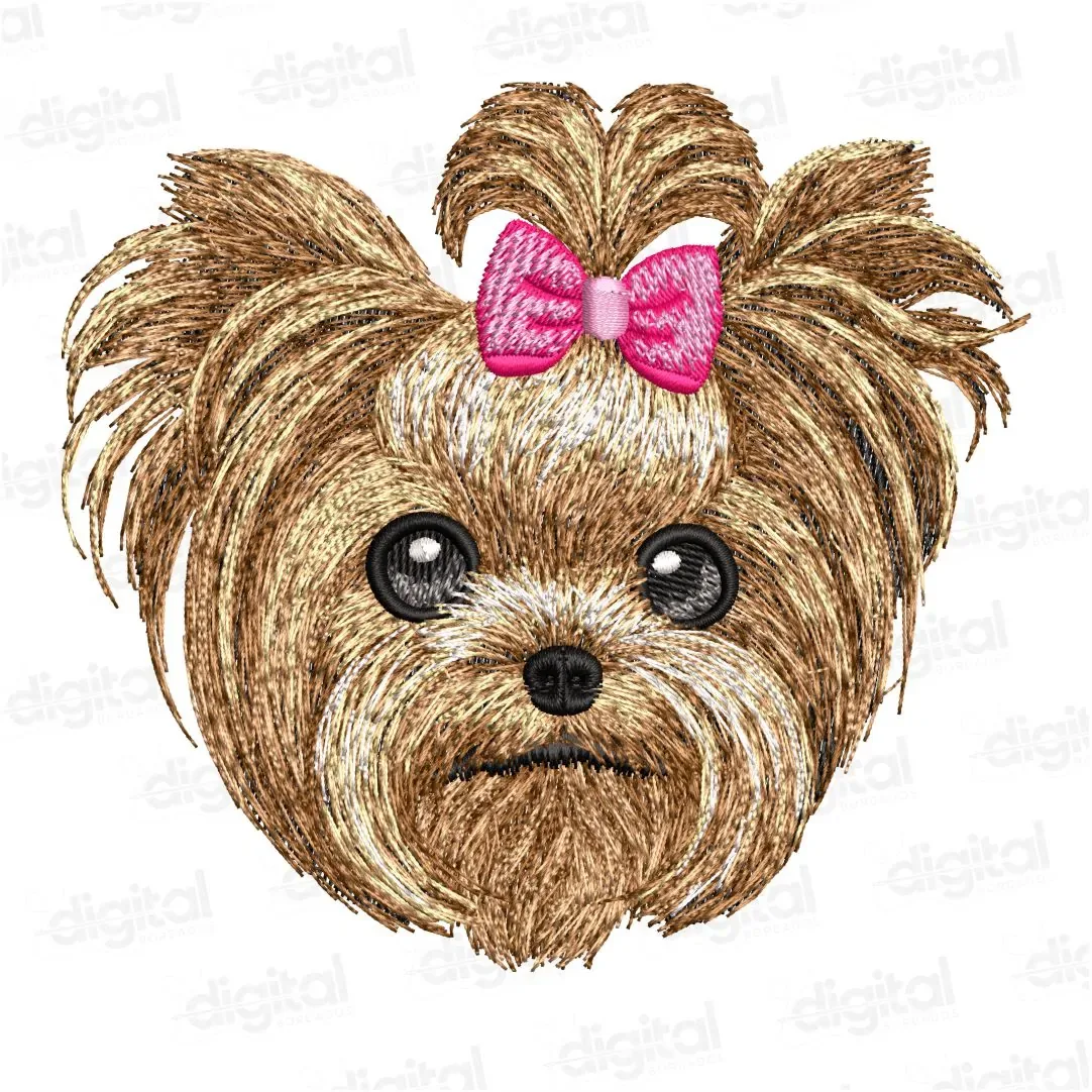 Matriz Bordado Cachorro Yorkshire Terrier