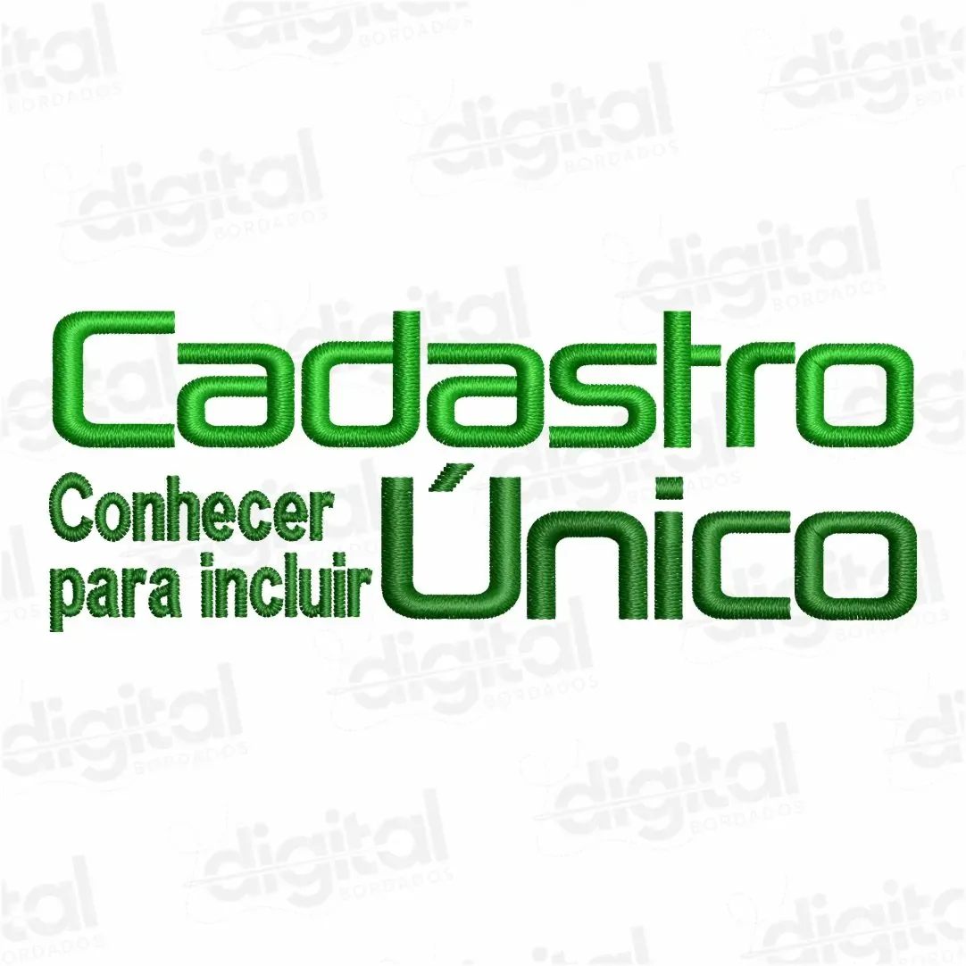 Matriz Bordado Cadastro Único