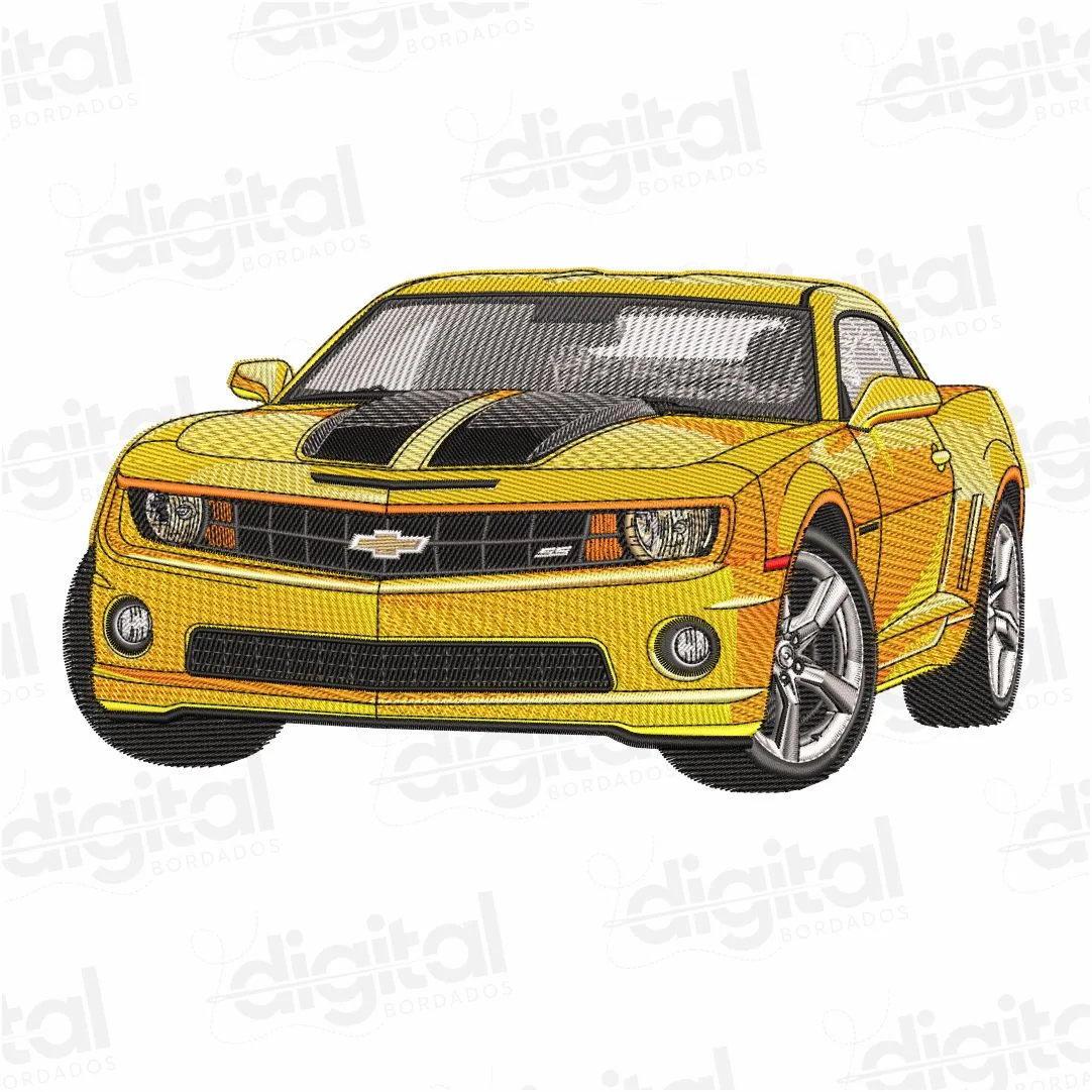 Matriz Bordado Camaro Amarelo