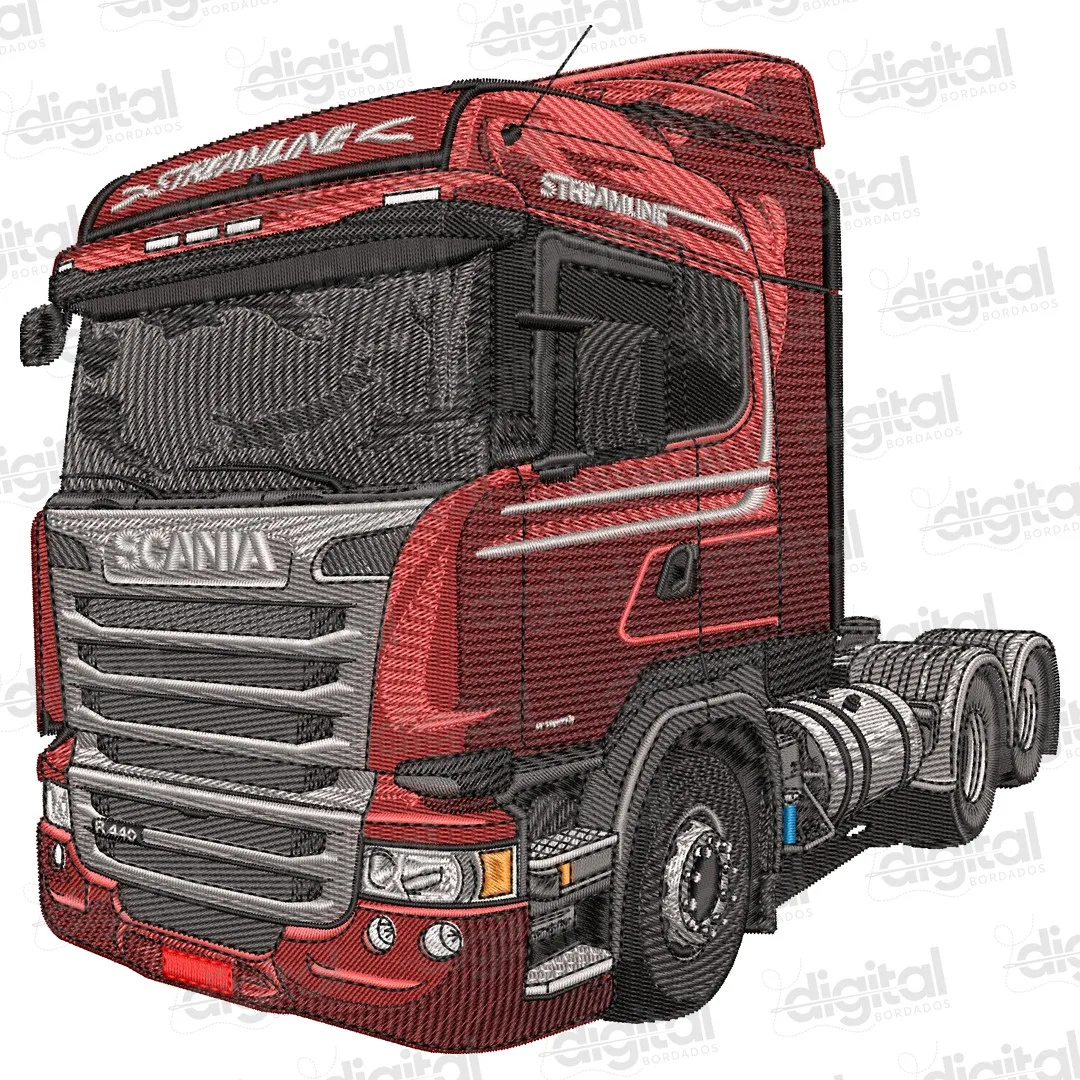 Matriz Bordado Caminhão Scania