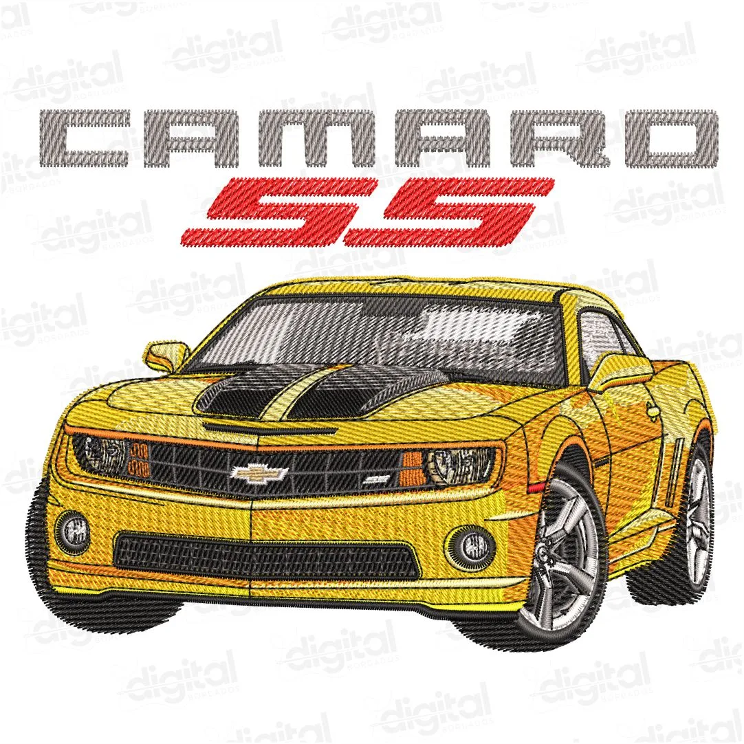 Matriz Bordado Carro Camaro SS