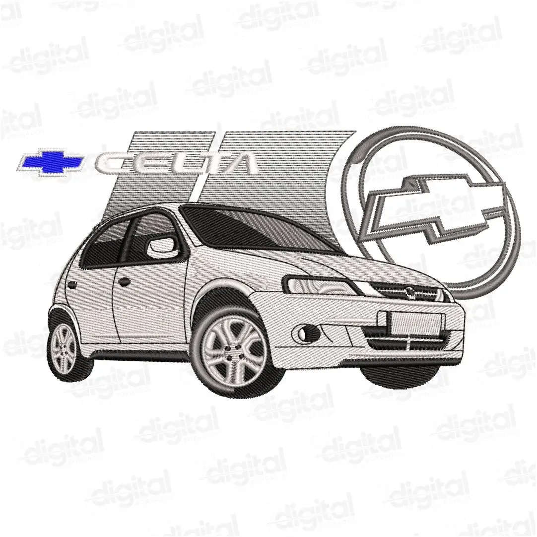 Matriz Bordado Carro Celta