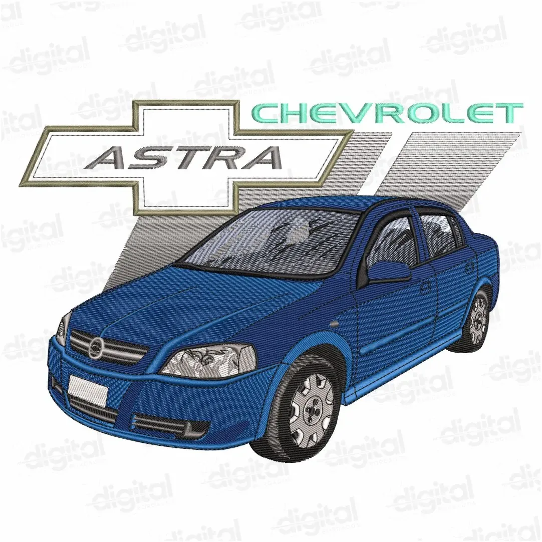 Matriz Bordado Carro Chevrolet Astra 2