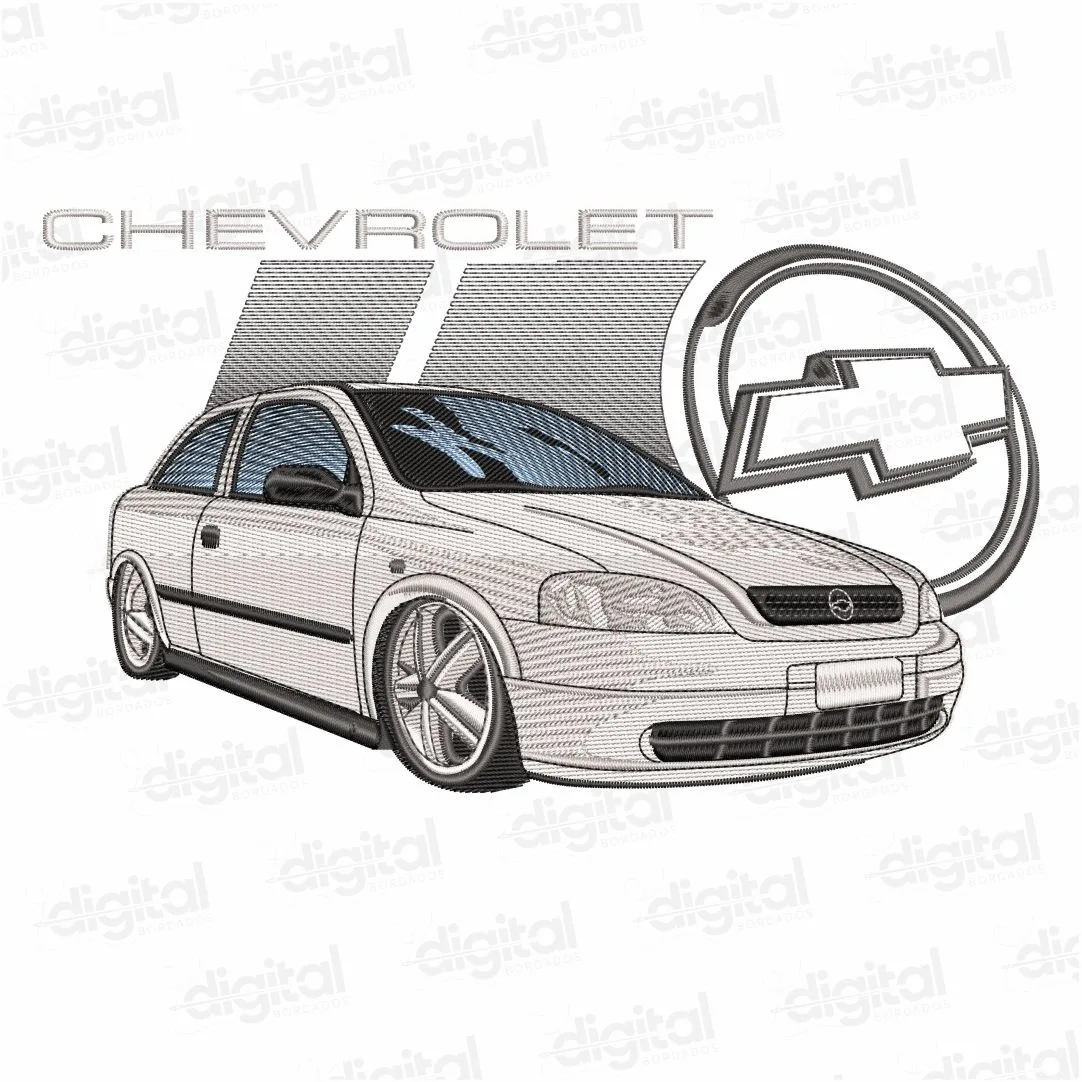 Matriz Bordado Carro Chevrolet Astra