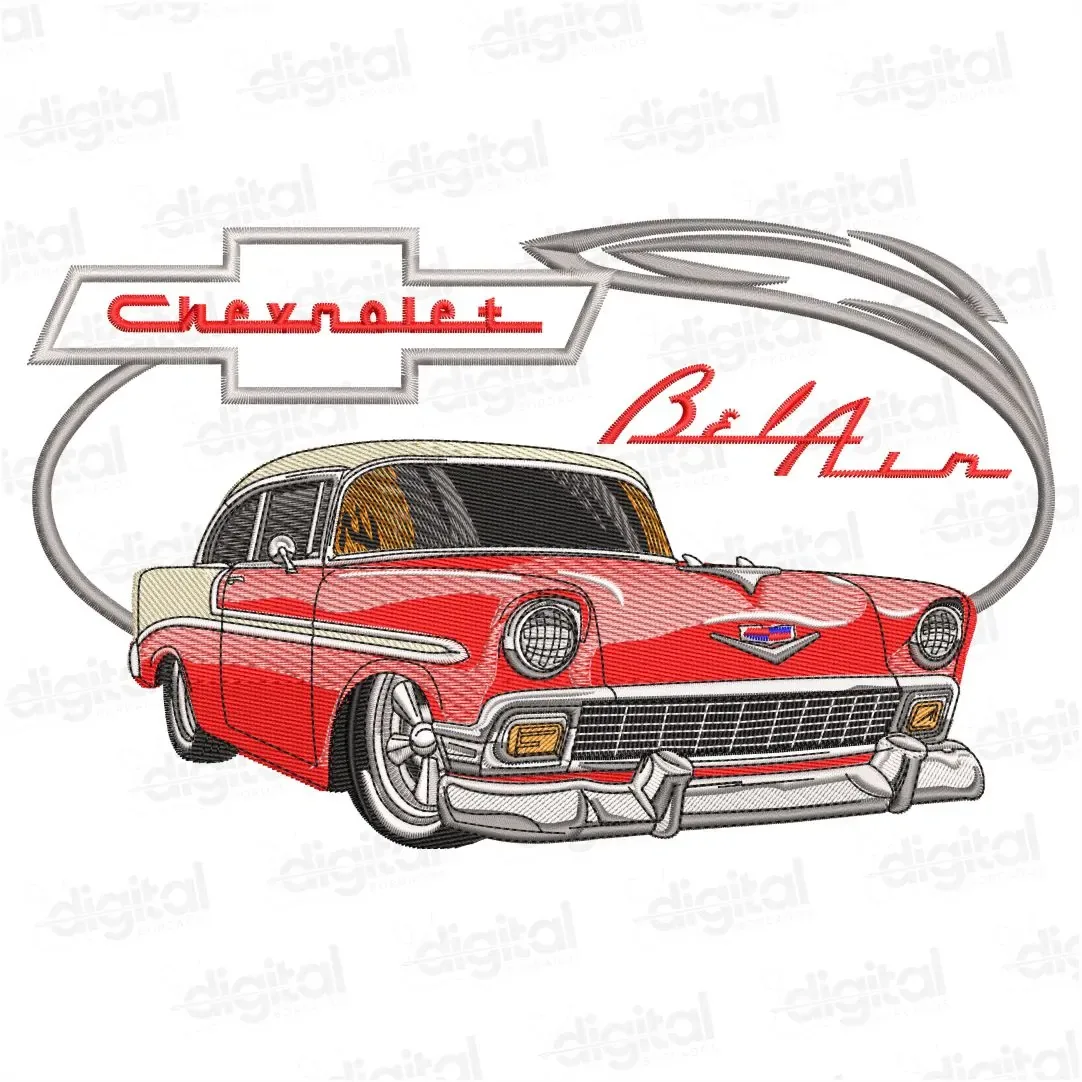 Matriz Bordado Carro Chevrolet Belair