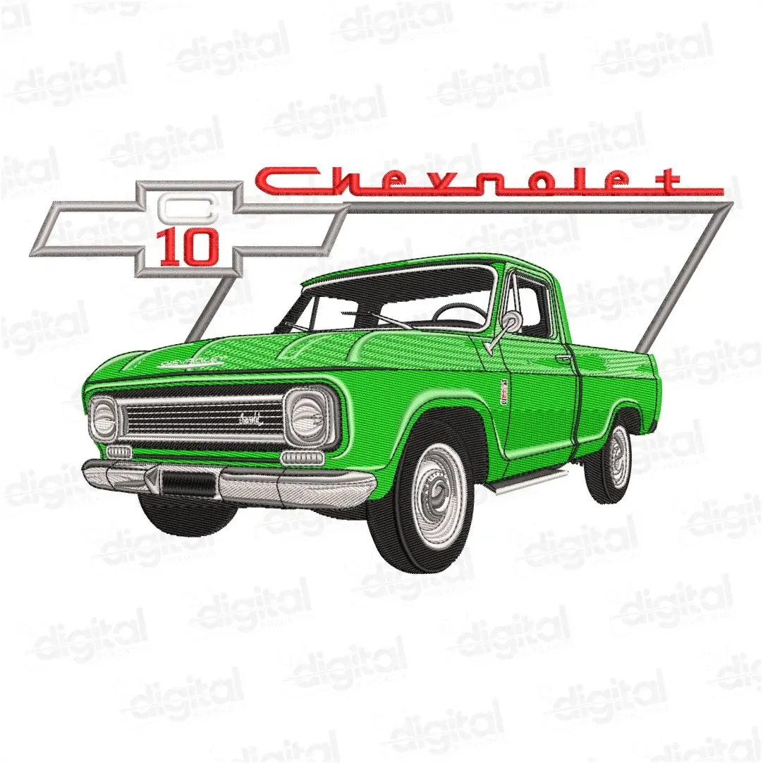 Matriz Bordado Carro Chevrolet C10