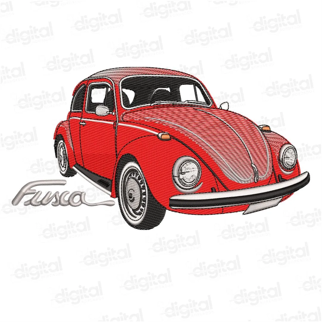 Matriz Bordado Carro Fusca 1